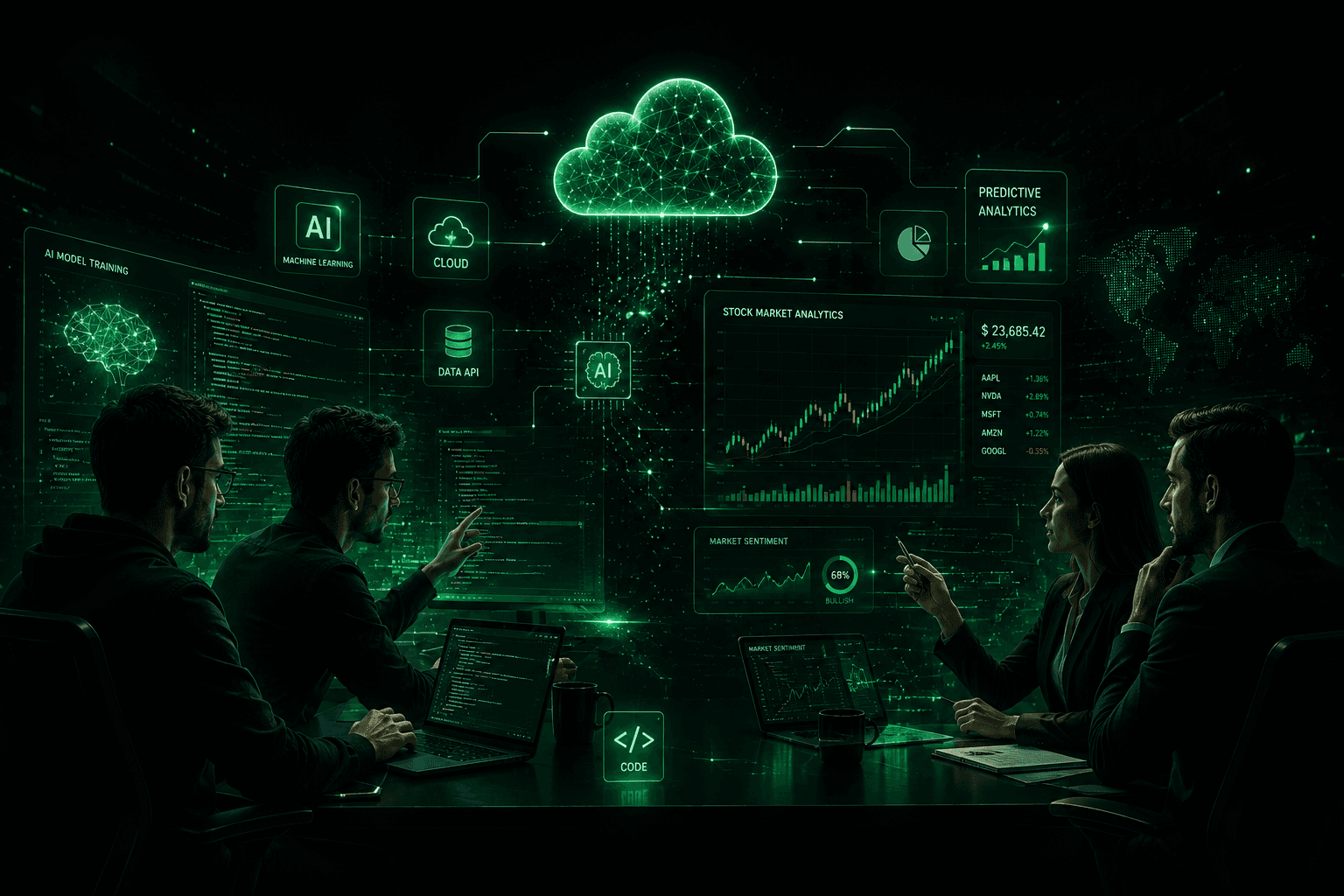 Skyjenix team delivering technology and financial solutions